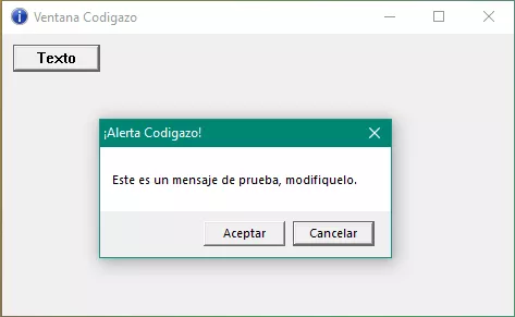 Ejemplo de detección de eventos en botones(Winapi) 