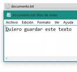 Creando archivo en C++ y guardar texto, ejemplo compilado.