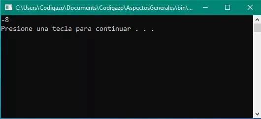 Conversión en C++ de números positivos a negativos