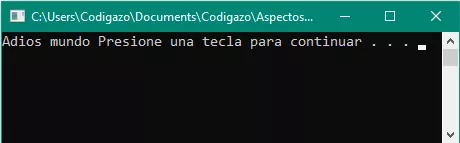 Ejemplo de uso de printf en C++