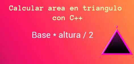 Funcion para calcular area con C++